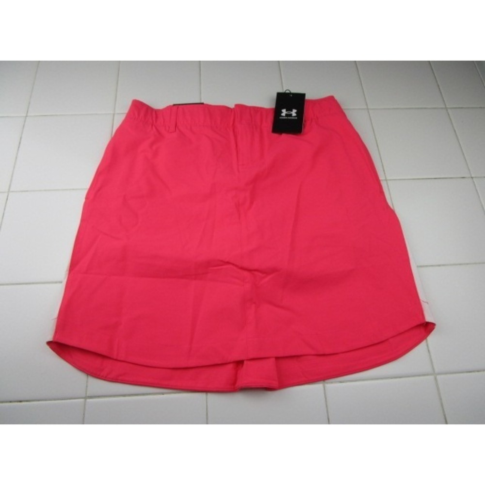 Under Armour Links Woven Skort Women's Size 6 Bright Pink Golf Pickleball Tennis